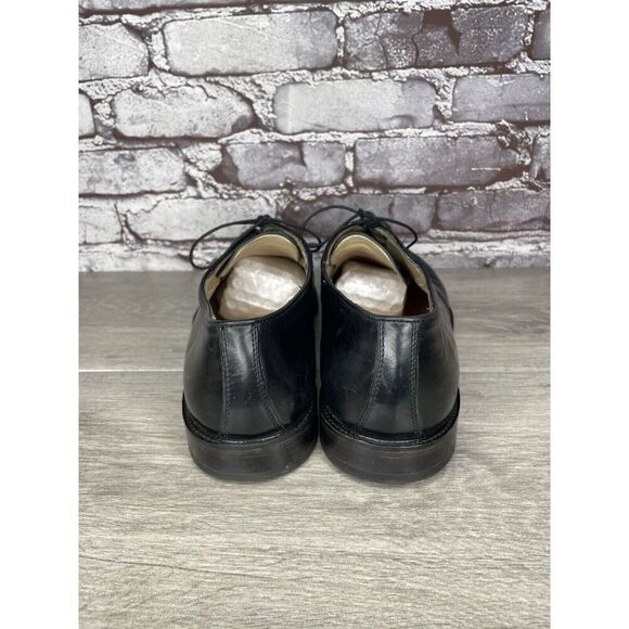 PRONTO UOMO Black Leather Split Toe Oxfords Lace Up Shoes Men’s Sz 10.5M US/44EU - Picture 3 of 16